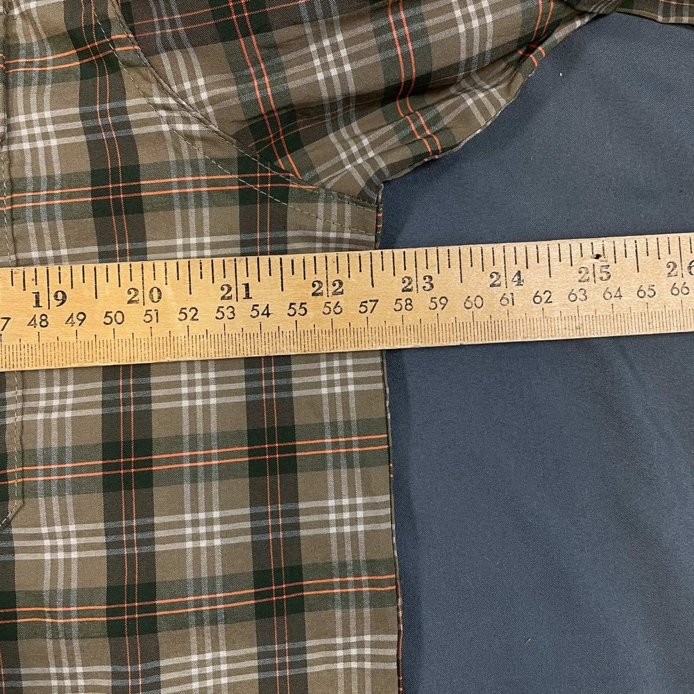 NWT Columbia PHG Plaid Long Sleeve Hunting Shirt Brown Orange Omni-Shade Medium - Picture 7 of 8